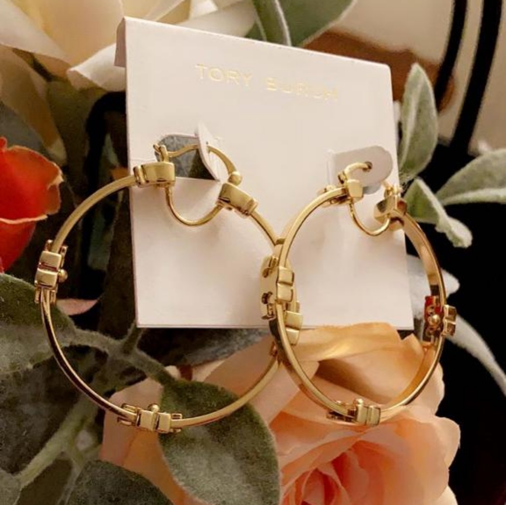 Tory Burch Serif T Hoops - Picture 3 of 5